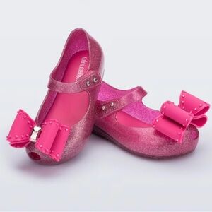 Mini Melissa Classic Bow Shoes-10 Toddler